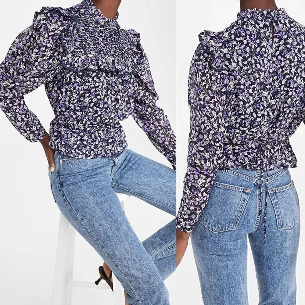 ASTR ALCOTT FLORAL TOP  - Picture 2 of 14